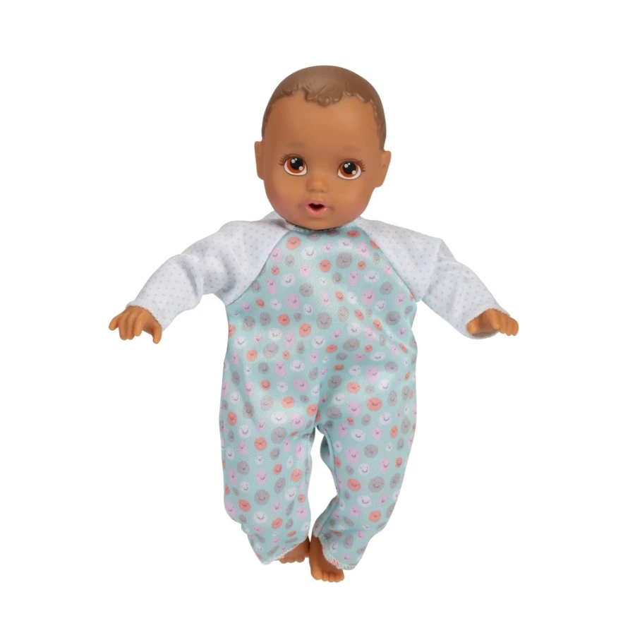 "Perfectly-Cute 8" Brunette Baby Doll with Brown Eyes (Outfit May Vary) - My Lil Baby Doll"