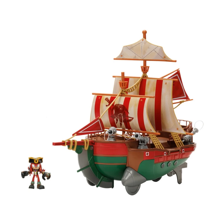 Sonic Prime Angel's Voyage Pirate Ship Toy – Collectible Adventure Playset for Kids