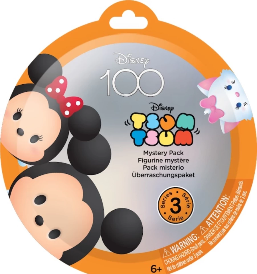 "Disney Tsum Tsum 100th Anniversary Celebration Series 3 Collectible Figures"