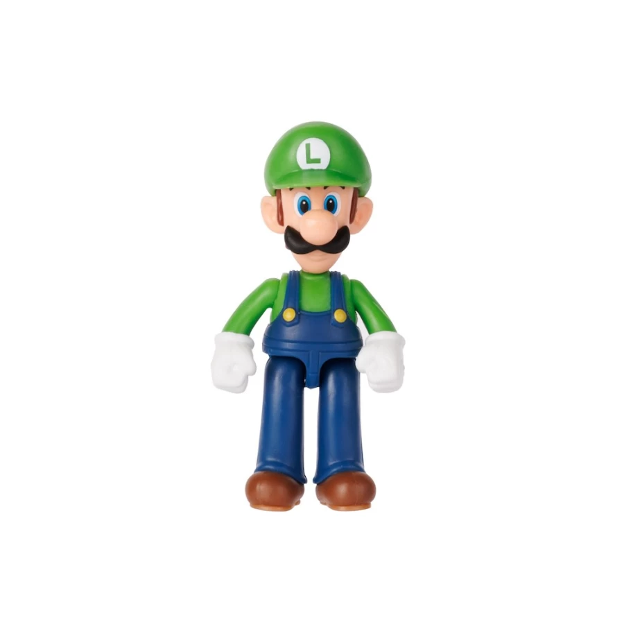 Super Mario Articulated Luigi 2.5-Inch Poseable Action Figure - Official Nintendo Collectible