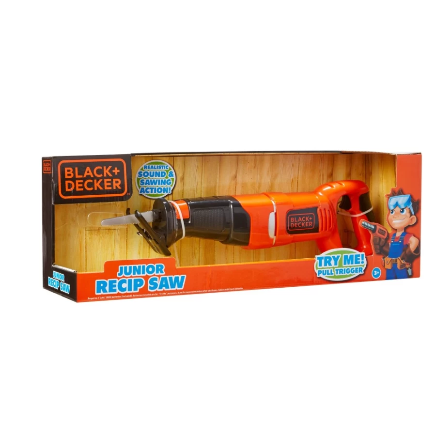 Black & Decker Junior Reciprocating Saw - Compact Power Tool for Precision Cutting