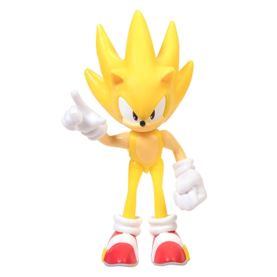 Sonic the Hedgehog 2.5-Inch Articulated Action Figure - Super Sonic Collectible