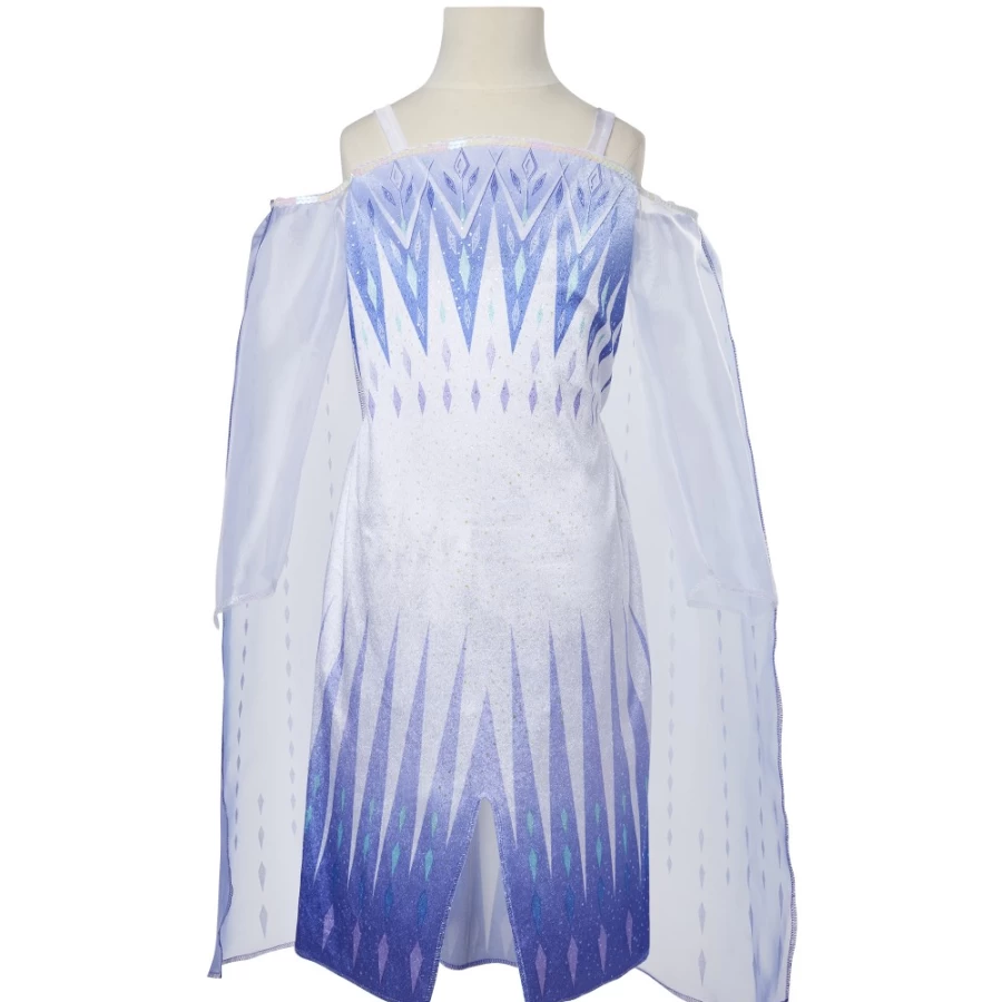 "Frozen Elsa Snow Queen Costume Dress for Kids – Official Disney Inspired Outfit"
