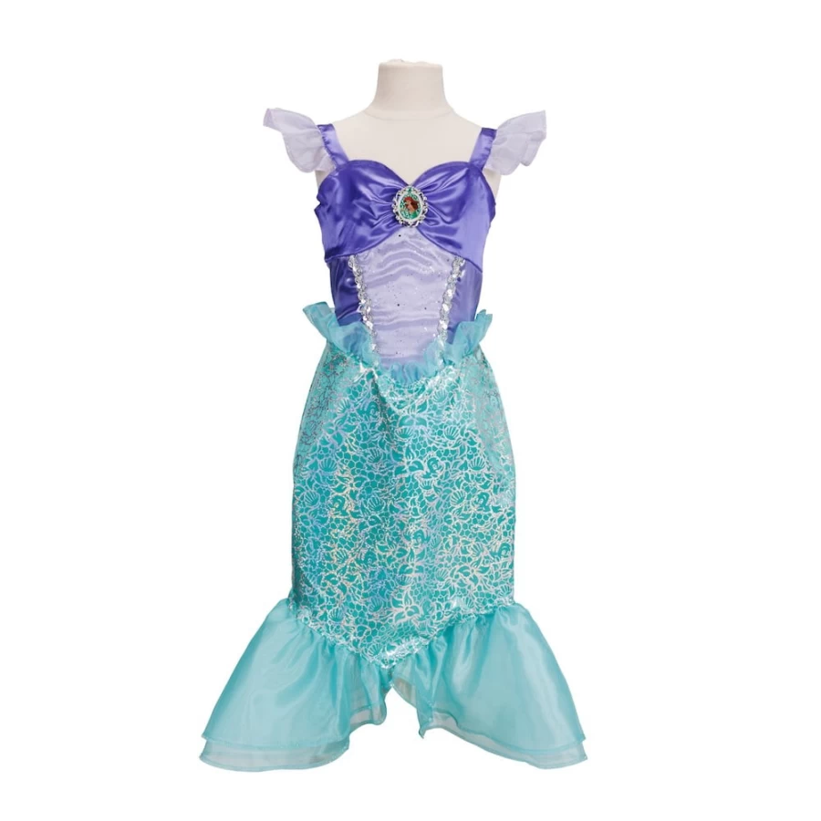 Disney Princess Ariel Costume for Kids - Official Disney.png Licensed Blue Mermaid Dress
