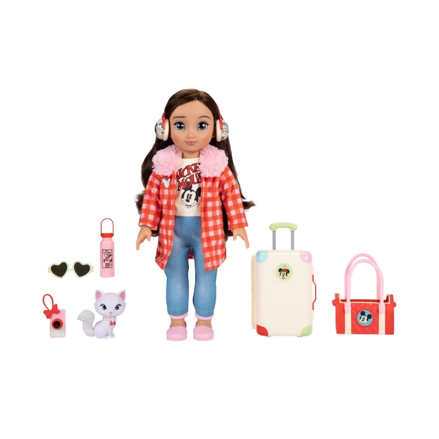 "Ily-4ever 18-Inch Minnie Mouse Inspired Doll Set with Fashion Accessories"