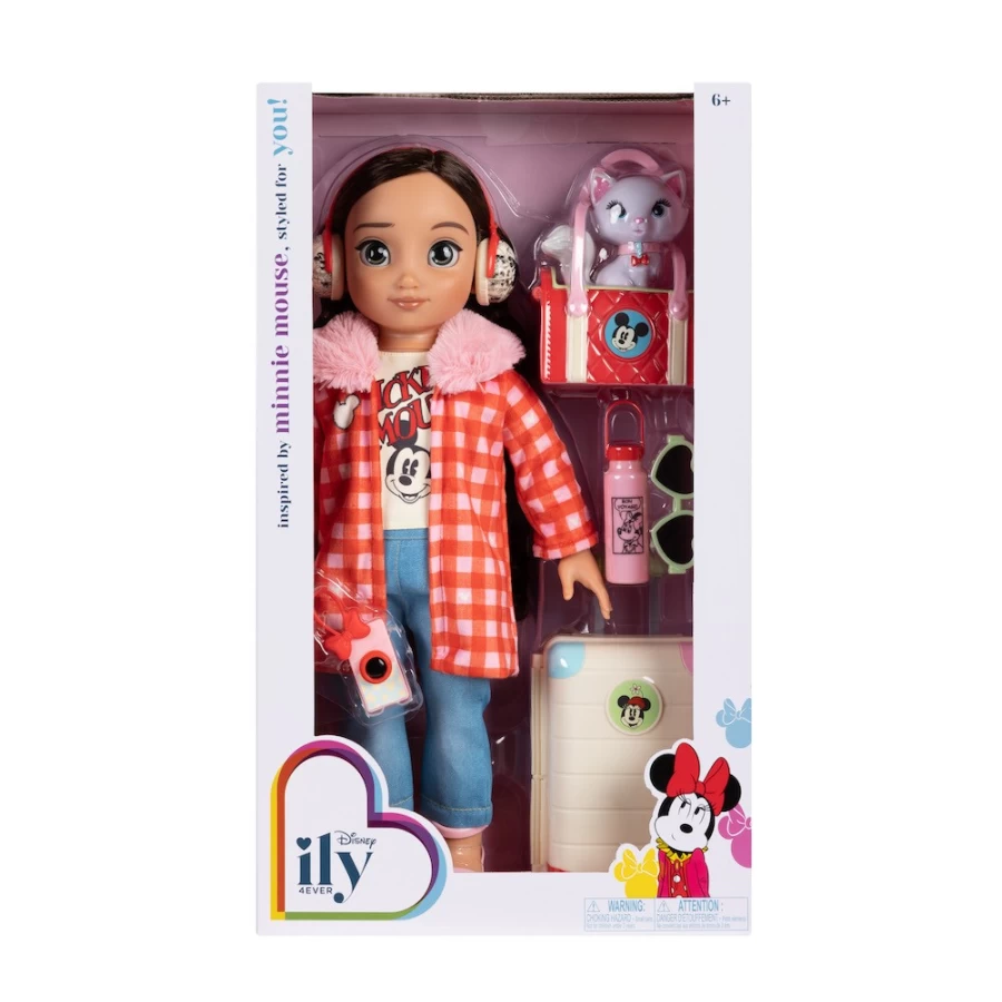 "Ily-4ever 18-Inch Minnie Mouse Inspired Doll Set with Fashion Accessories"