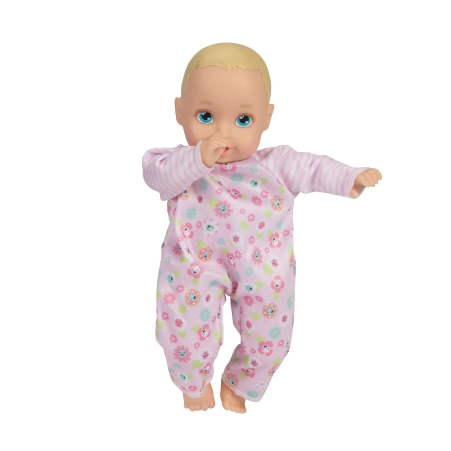 "Perfectly-Cute 8 Inch Blonde Baby Doll With Blue Eyes - Outfit May Vary"