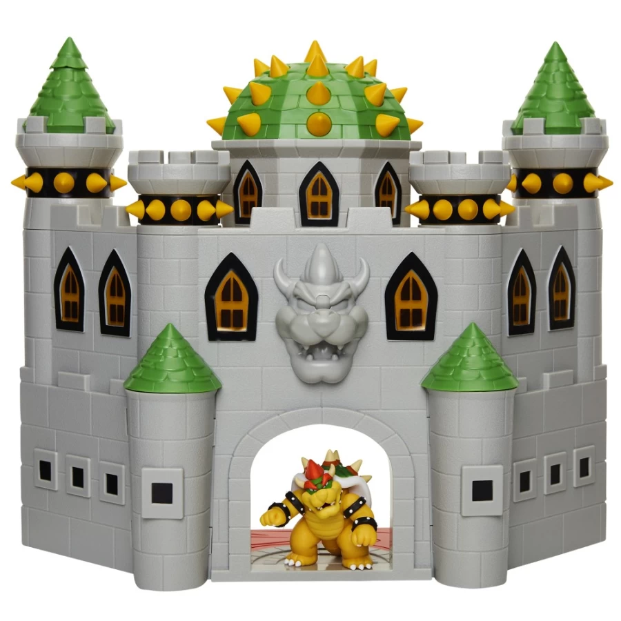 Super Mario Deluxe Bowser's Castle Playset – Official Nintendo Toy for Kids & Collectors