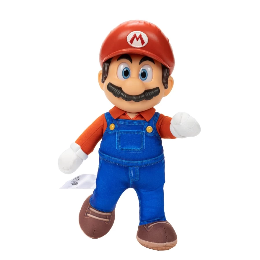 Super Mario Bros Posable Plush Toy - 14" Stuffed Figure Collectible for Fans