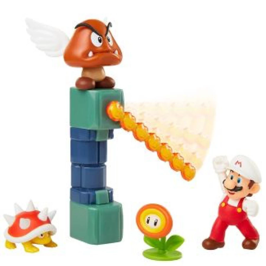 Super Mario 2.5" Lava Castle Diorama - Official Nintendo Collectible