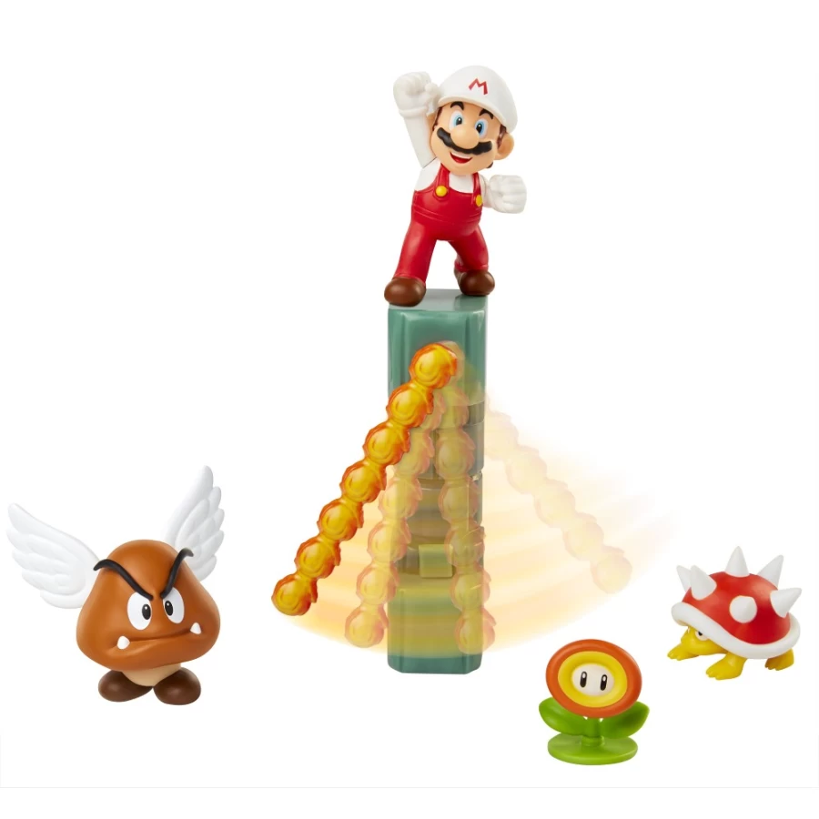 Super Mario 2.5" Lava Castle Diorama - Official Nintendo Collectible