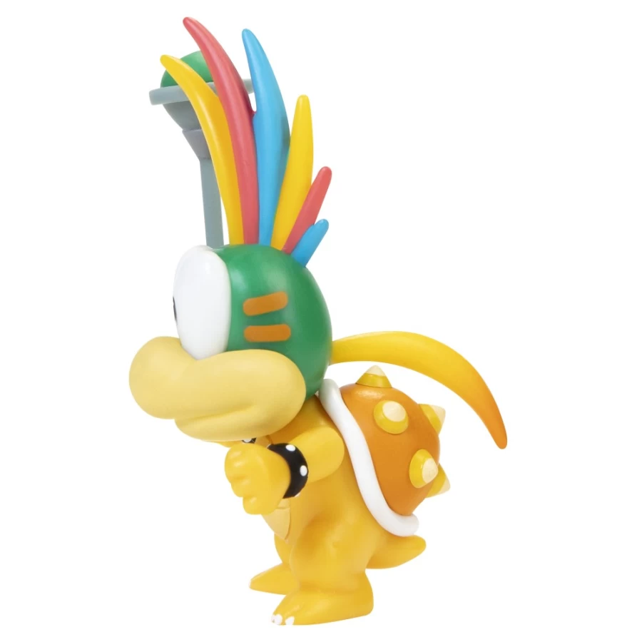Super Mario Lemmy Koopa 2.5-Inch Articulated Action Figure - Nintendo Collectible