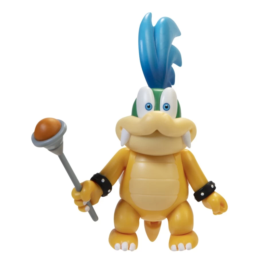 Super Mario Larry Koopa 4-Inch Poseable Action Figure with Magic Wand