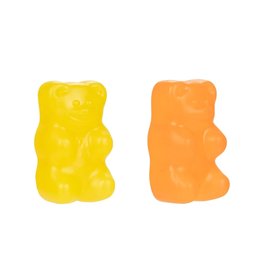 Haribo Orange & Yellow Gummi Bears 2-Pack - Assorted Fruit Flavored Gummy Bear Figures