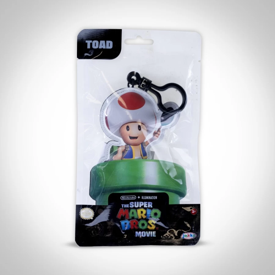 Super Mario Bros Toad Plush Toy - Cute Hanging Mushroom Character Stuffed Doll for Fans & Collectors