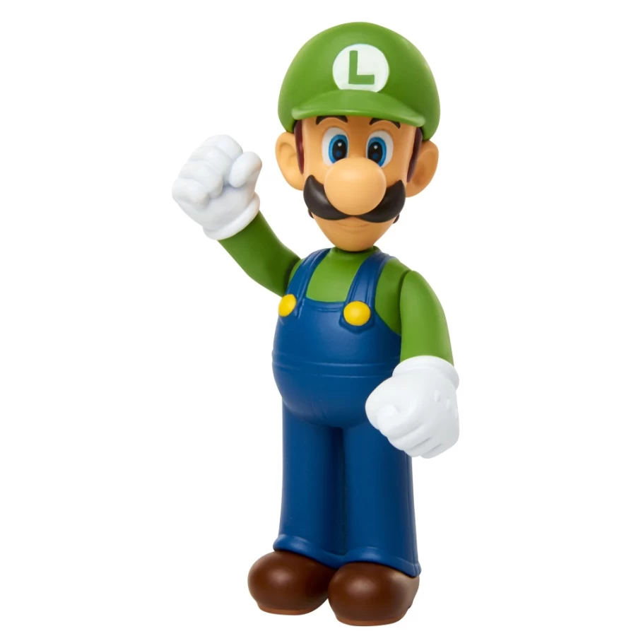 Super Mario Articulated Luigi Action Figure - 2.5-Inch Poseable Standing Collectible