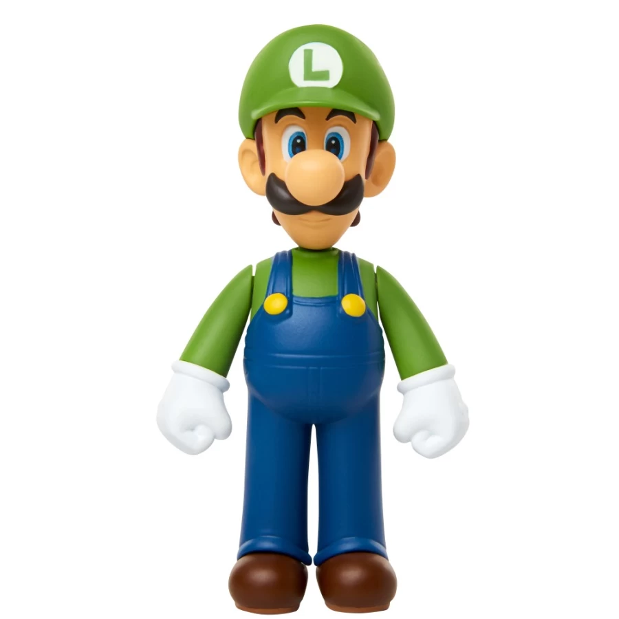 Super Mario Articulated Luigi Action Figure - 2.5-Inch Poseable Standing Collectible