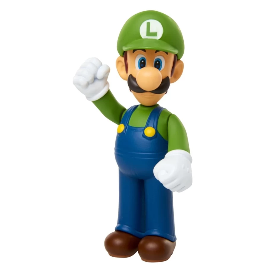 Super Mario Luigi 2.5-Inch Articulated Action Figure - Posable Collectible Toy