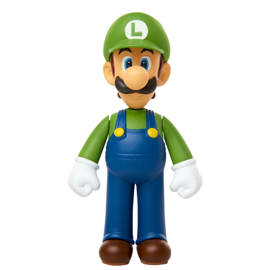 Super Mario Luigi 2.5-Inch Articulated Action Figure - Posable Collectible Toy