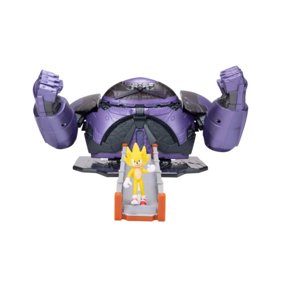 Sonic 2 Giant Eggman Robot Playset - Official Collectible Action Figure Toy