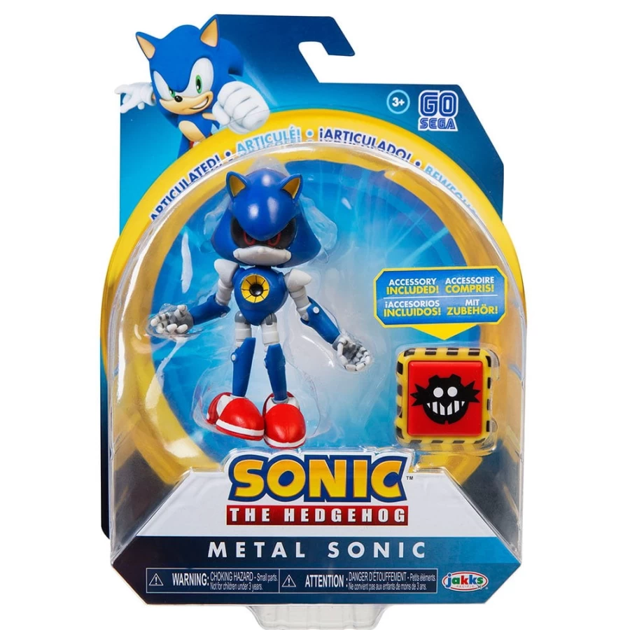 Sonic the Hedgehog Metal Sonic 4-Inch Collectible Action Figure