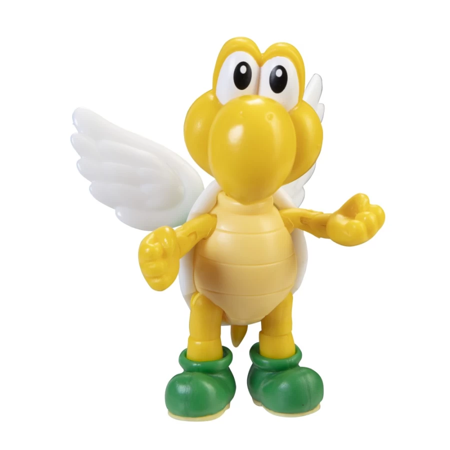 Super Mario Green Paratroopa 4-Inch Articulated Action Figure with Wings