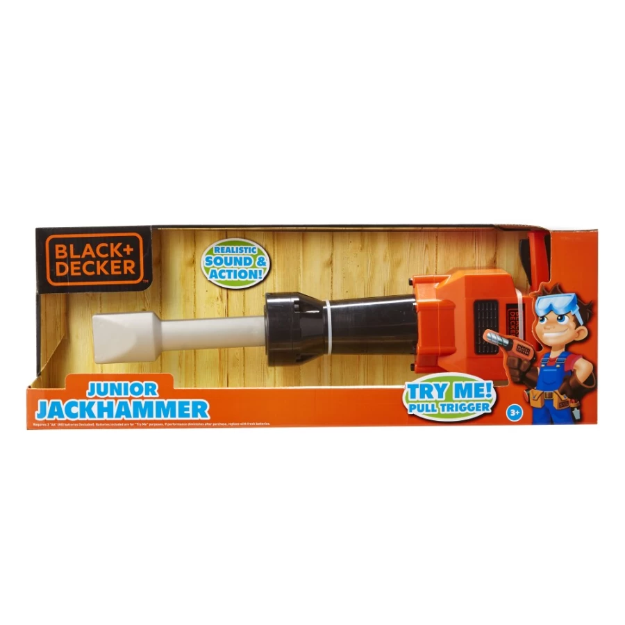 Black & Decker Junior Jackhammer - Compact Power Tool for Light Demolition