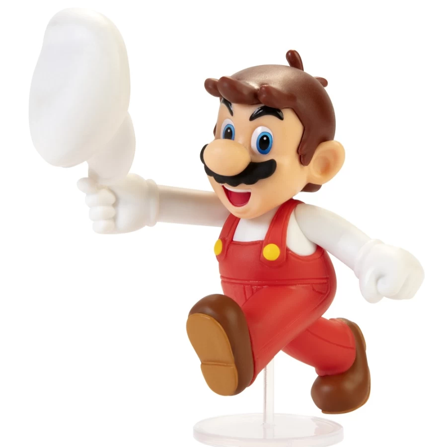 Super Mario Bros Fire Mario 2.5-Inch Poseable Action Figure – Super-Mario Collectible