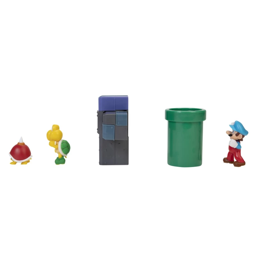 Super Mario 2.5" Underground Diorama Set - Official Nintendo Collectible Figure