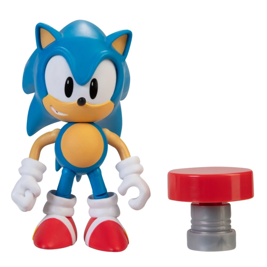 Sonic the Hedgehog 4-Inch Spring Action Figure - Official Character Collectible