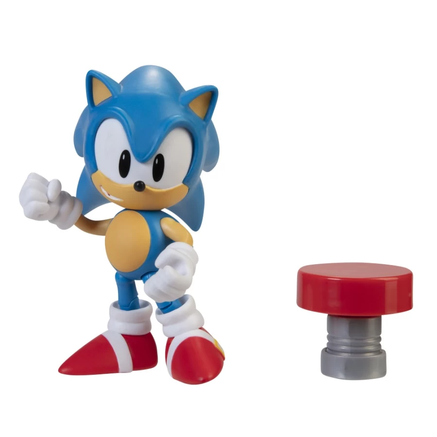 Sonic the Hedgehog 4-Inch Spring Action Figure - Official Character Collectible