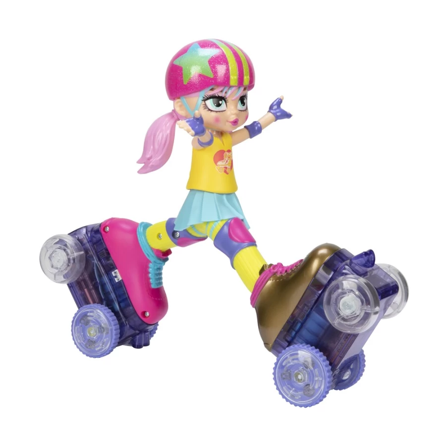 Rock-n-Rollerskate Rainbow Riley Retro Roller Skates for Adults - Vibrant Colors, High-Performance Wheels