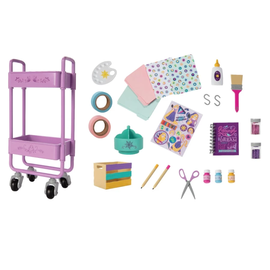 "ILY-4Ever Rapunzel Inspired 18-Inch Deluxe Fashion Doll with Hair & Accessory Set for Kids"