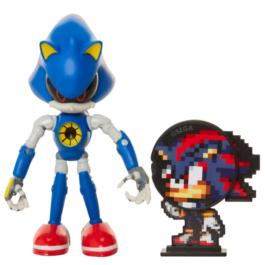 Sonic the Hedgehog Metal Sonic 4-Inch Action Figure - Official Collectible Character Model