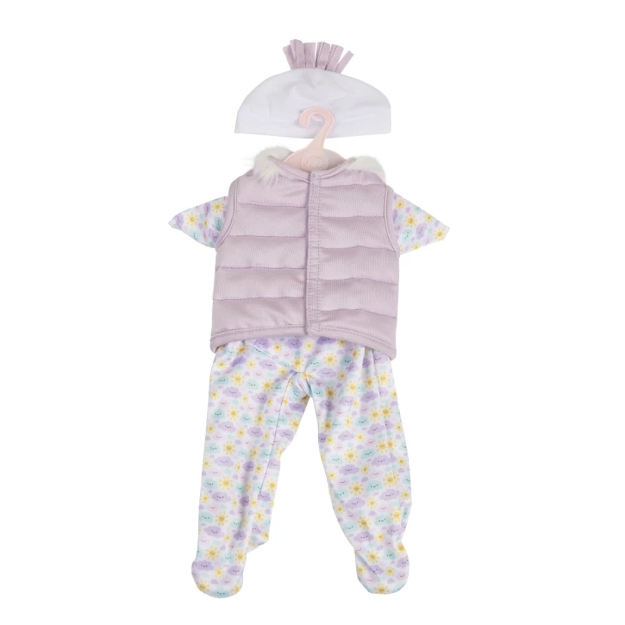 "Perfectly-Cute 3-Piece Baby Outfit: Seasonal Romper, Vest & Hat Set"