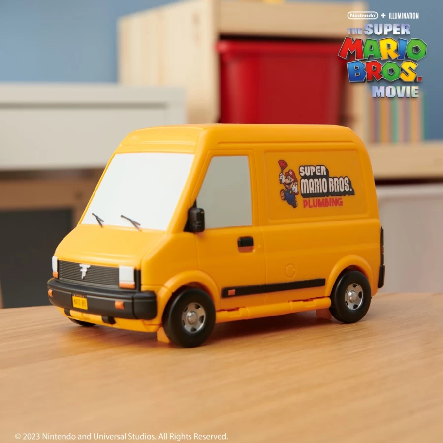 "Super Mario Bros 1.25 Inch Mini Figure Van Playset – Official Nintendo Collectible"