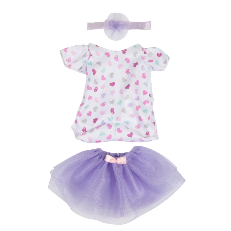 "Perfectly-Cute 3-Piece Baby Bodysuit & Tutu Outfit Set – Adorable Newborn Girl Romper & Skirt Ensemble"