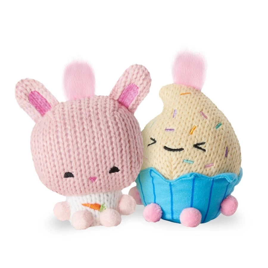 ami-amis Cuppy & Bunni 4-Inch Plush Toy 2-Pack - Soft Stuffed Animals for Kids
