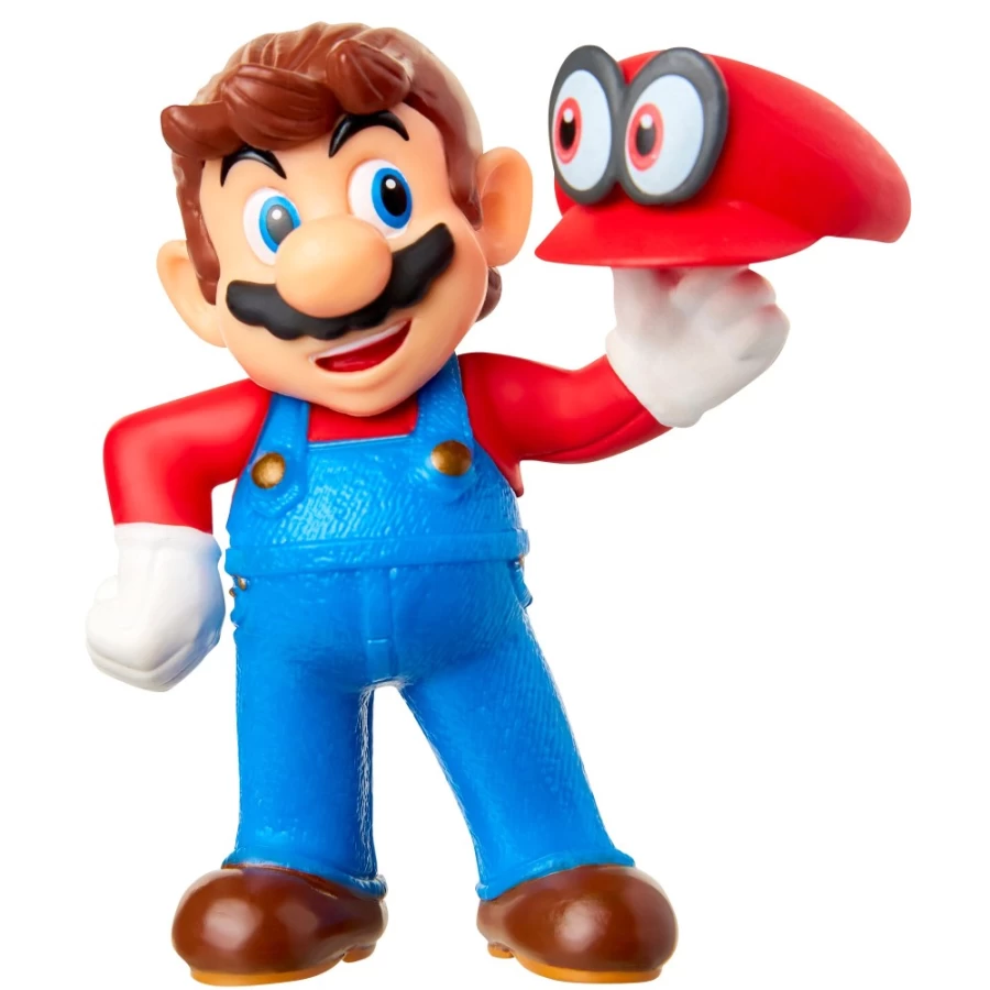 Super Mario Articulated 2.5-Inch Action Figure – Cappy Collectible Character