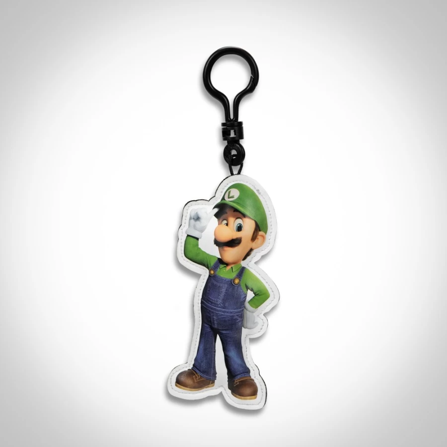 Super Mario Bros Luigi Plush Toy - Hanger Plushie for Fans, Collectible Stuffed Character Gift