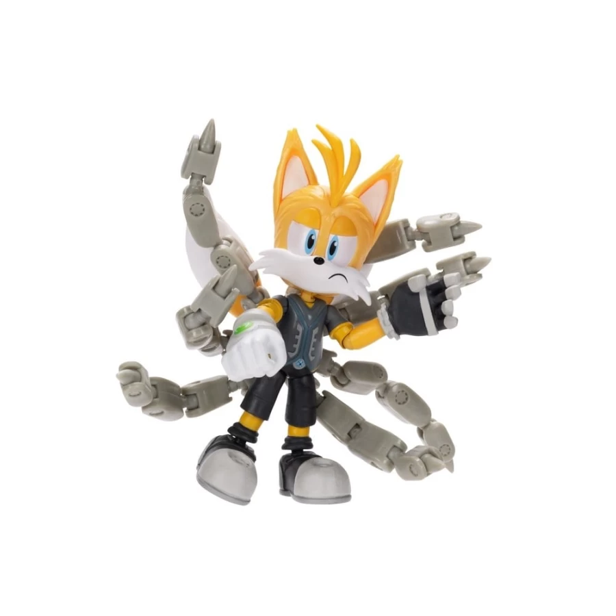 Sonic Prime Tails Nine 5 Articulated Action Figure - Official Collectible