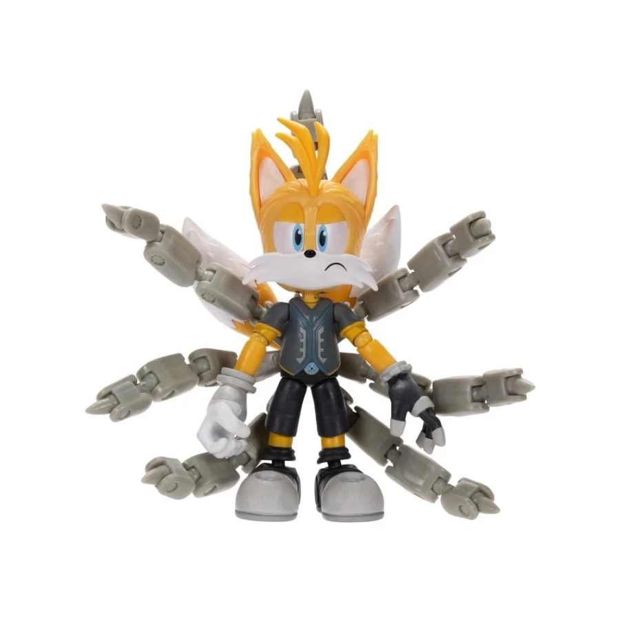 Sonic Prime Tails Nine 5 Articulated Action Figure - Official Collectible