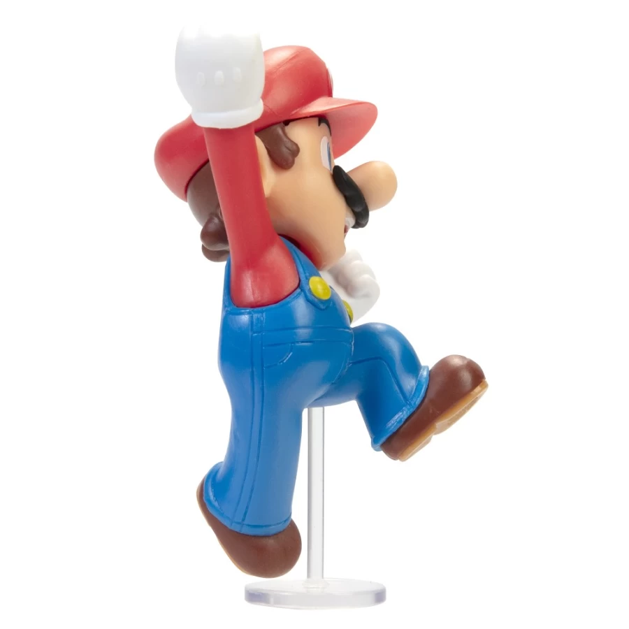 Super Mario Articulated Action Figure - 2.5-Inch Poseable Jumping Mario Collectible